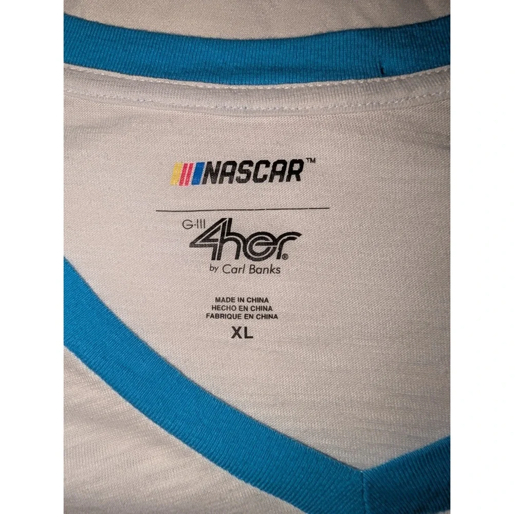 4Her By‎ Carl Banks Nascar Women's XL Short Sleeve Ross Chastain Graphic Shirt - Picture 4 of 8